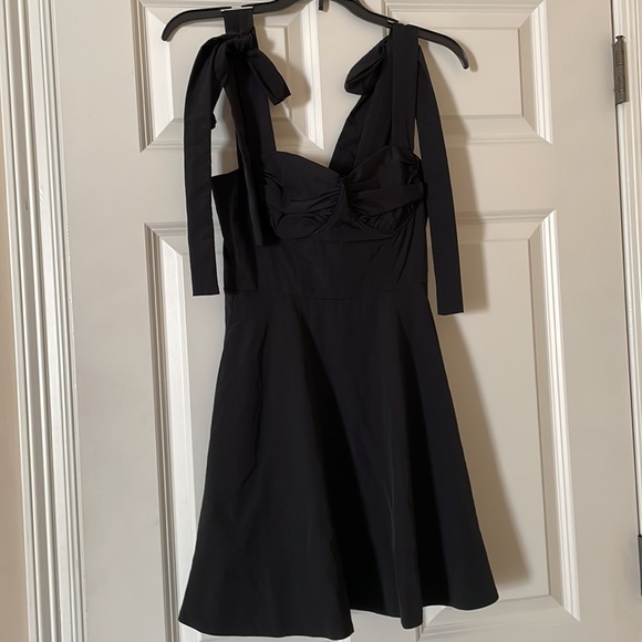 🆕 GIANNI BINI DRESS EVERLY BUSTIER SWEETHEART NECK TIE SHOULDER DRESS - Picture 5 of 6